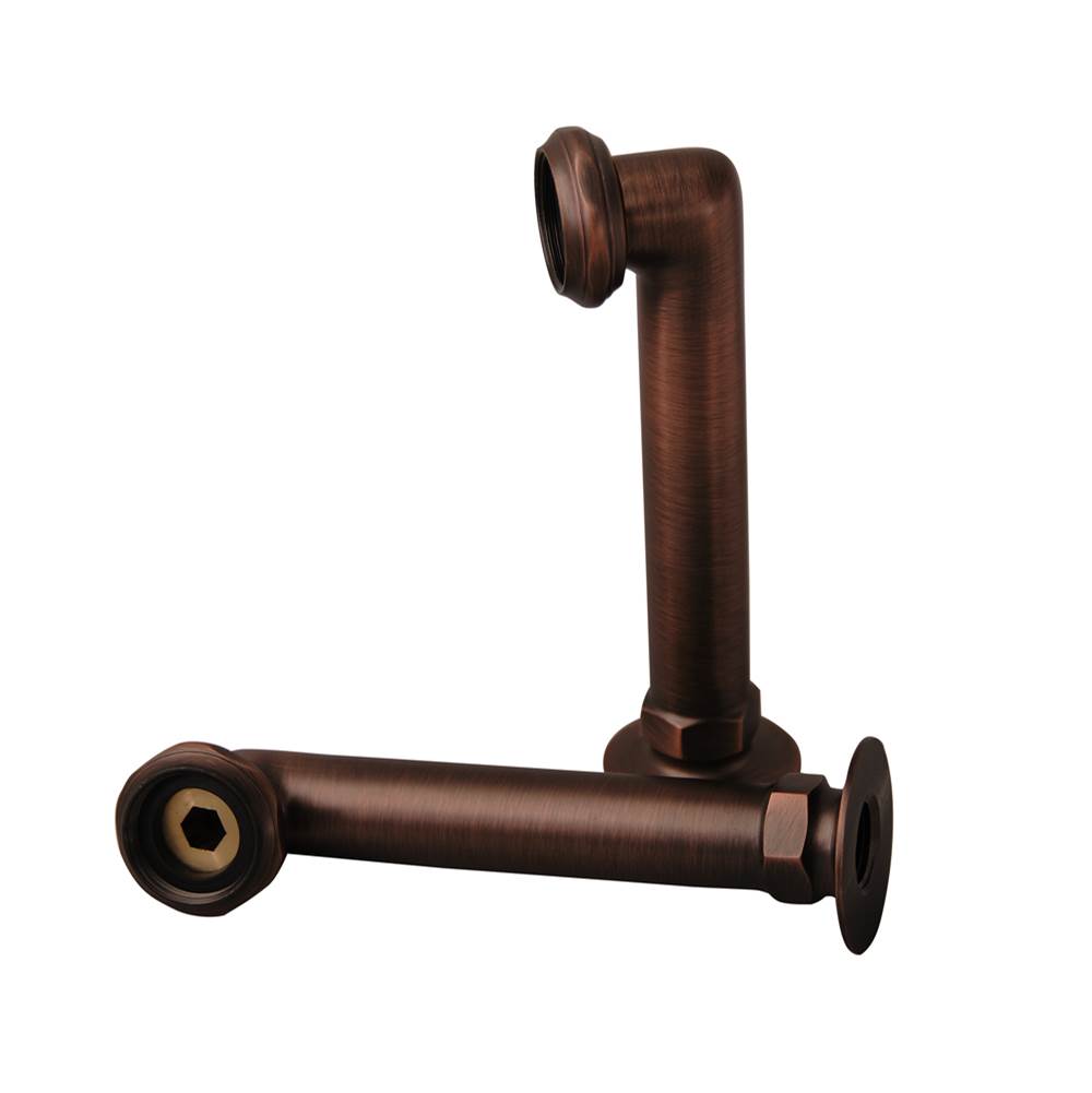 Barclay Elbows for Deck Mounting, 6'', Pair, Oil Rubbed Bronze