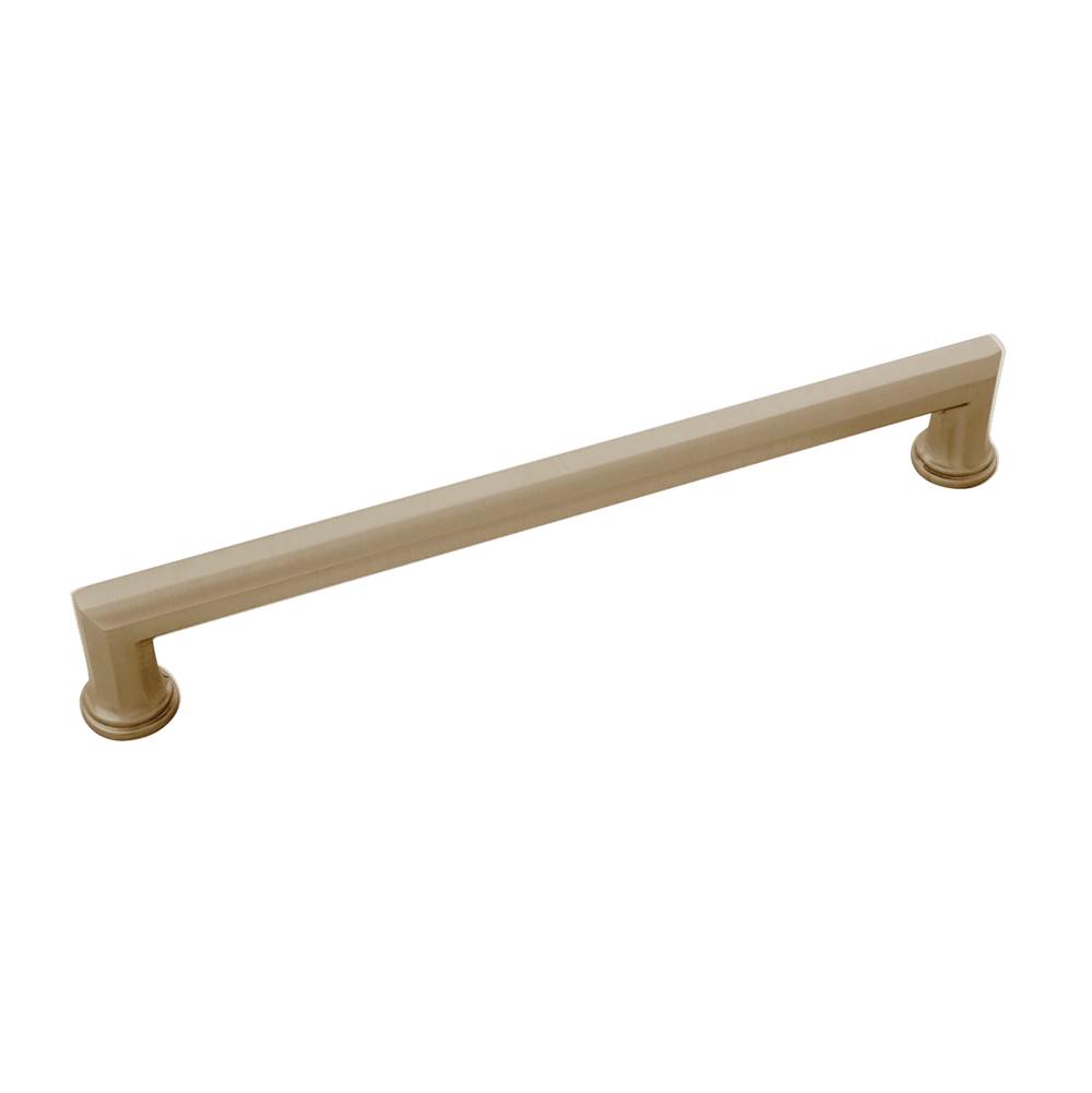 Belwith Keeler Facette Collection Pull 8-11/16 Inch (220mm) Champagne Bronze Finish