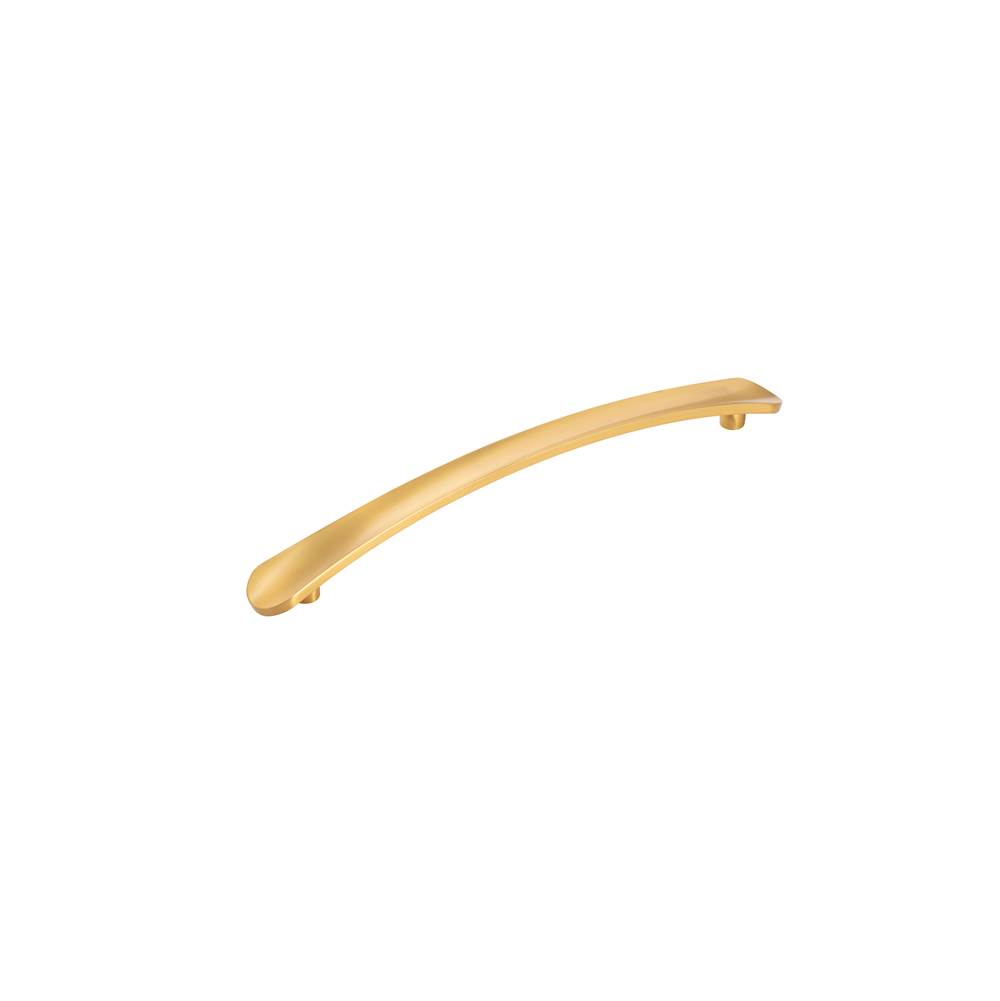 Belwith Keeler Vale Collection Appliance Pull 12 Inch Center to Center Brushed Golden Brass Finish
