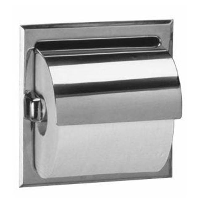 Bobrick Toilet Tissue Dispenser With Hood, Satin