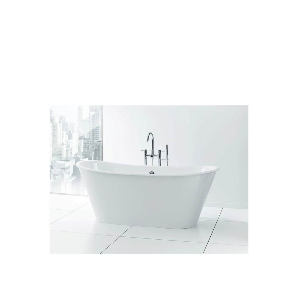 Cheviot Products Iris Tub, Polished Stainless Steel Skirt
