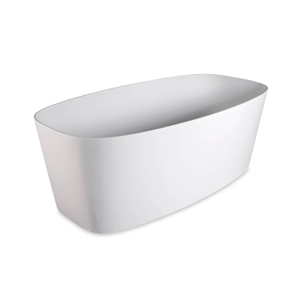 DADOquartz Avaline Bathtub in Polished White