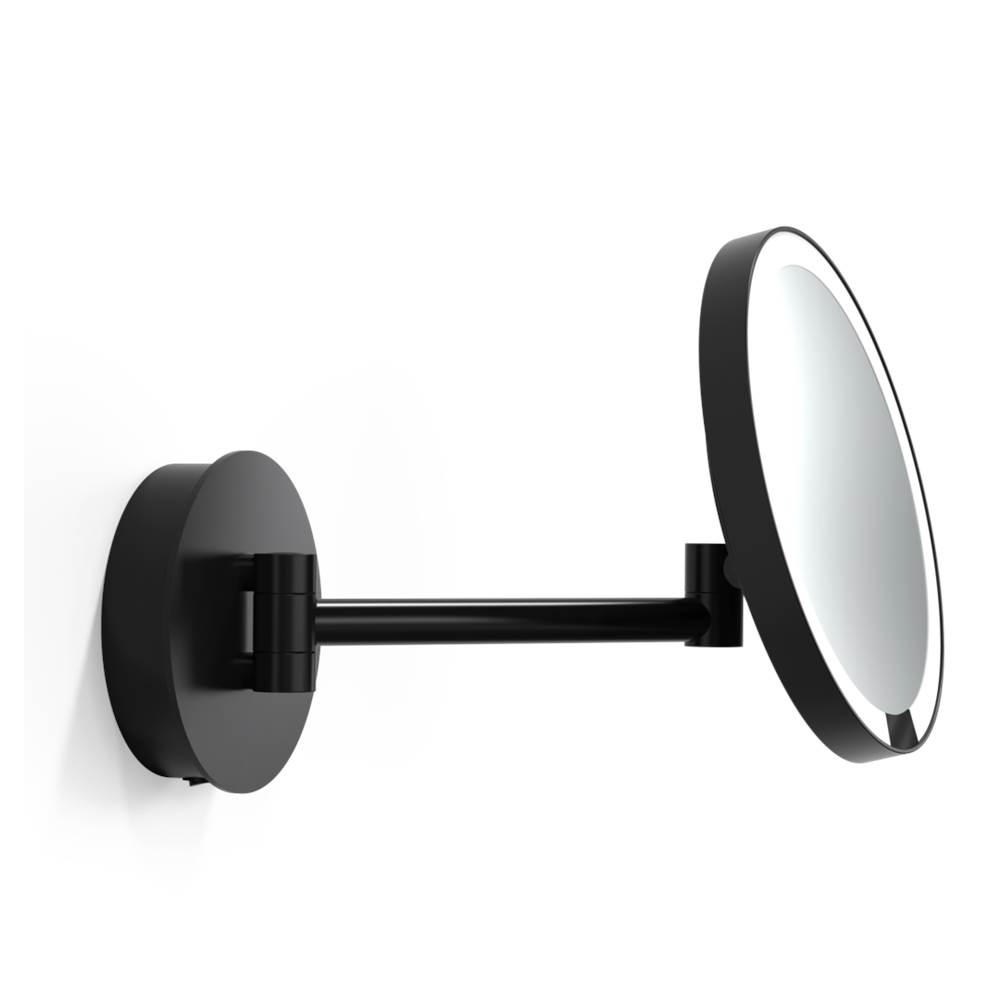 Decor Walther DW Just Look Plus Wr 5X Led Cosmetic Mirror Illuminated Wm - Black Matte - 5X Magnification - Rechargeable