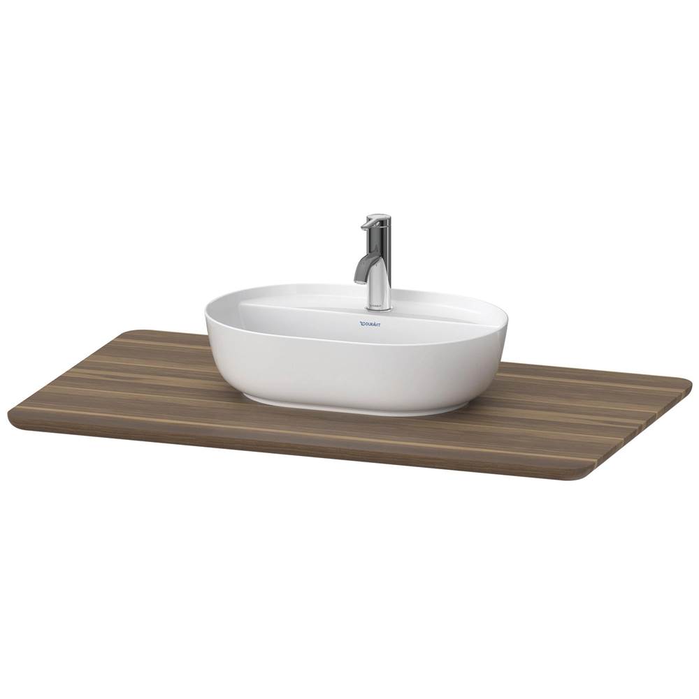 Duravit Luv Console with One Sink Cut-Out American Walnut