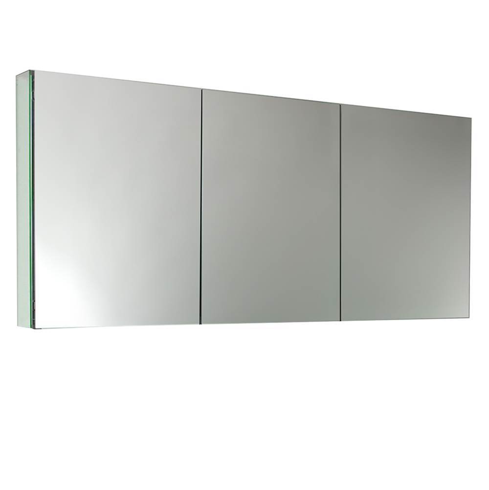 Fresca Bath Fresca 60'' Wide x 26'' Tall Bathroom Medicine Cabinet w/ Mirrors