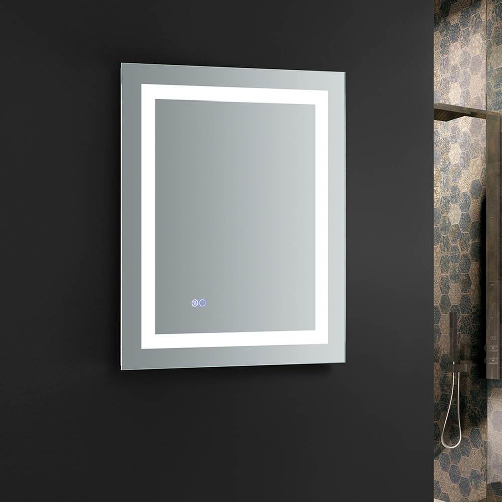 Fresca Bath Fresca Santo 24'' Wide x 30'' Tall Bathroom Mirror w/ LED Lighting and Defogger
