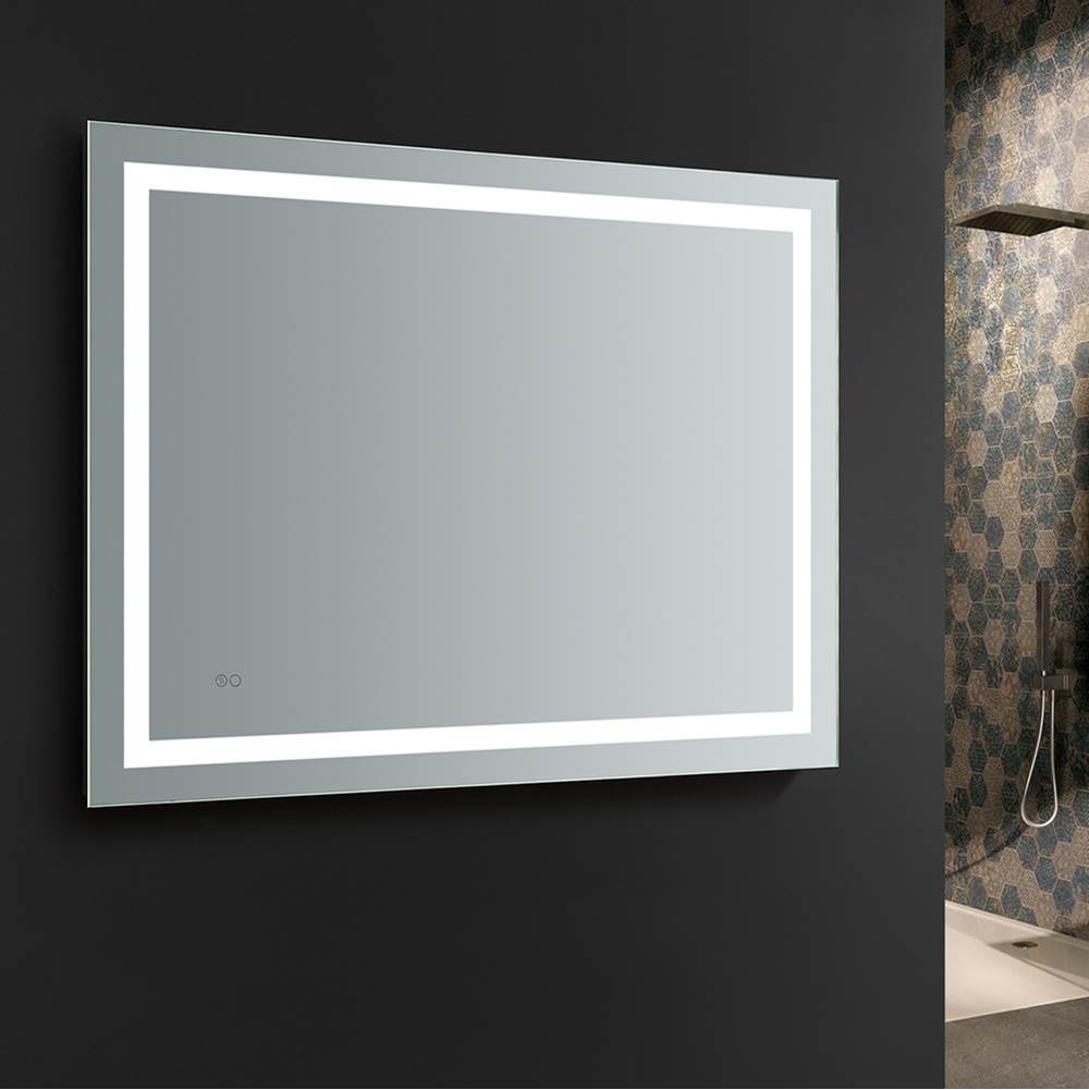Fresca Bath Fresca Santo 48'' Wide x 36'' Tall Bathroom Mirror w/ LED Lighting and Defogger