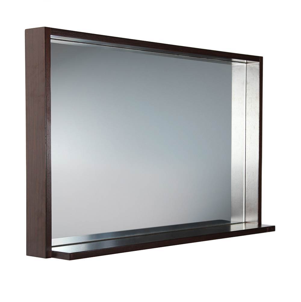 Fresca Bath Fresca Allier 40'' Wenge Mirror with Shelf