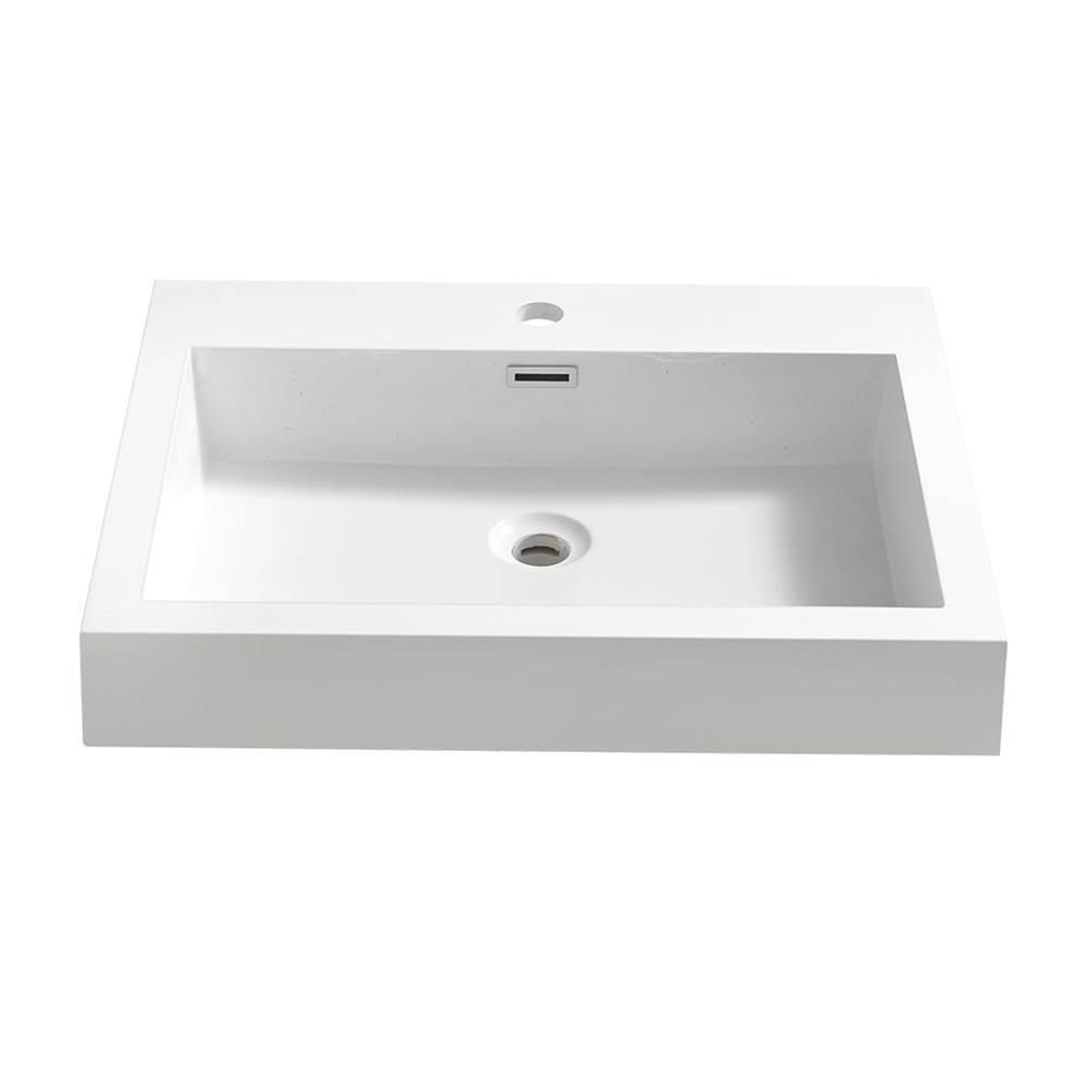 Fresca Bath Fresca Alto 23'' White Integrated Sink / Countertop