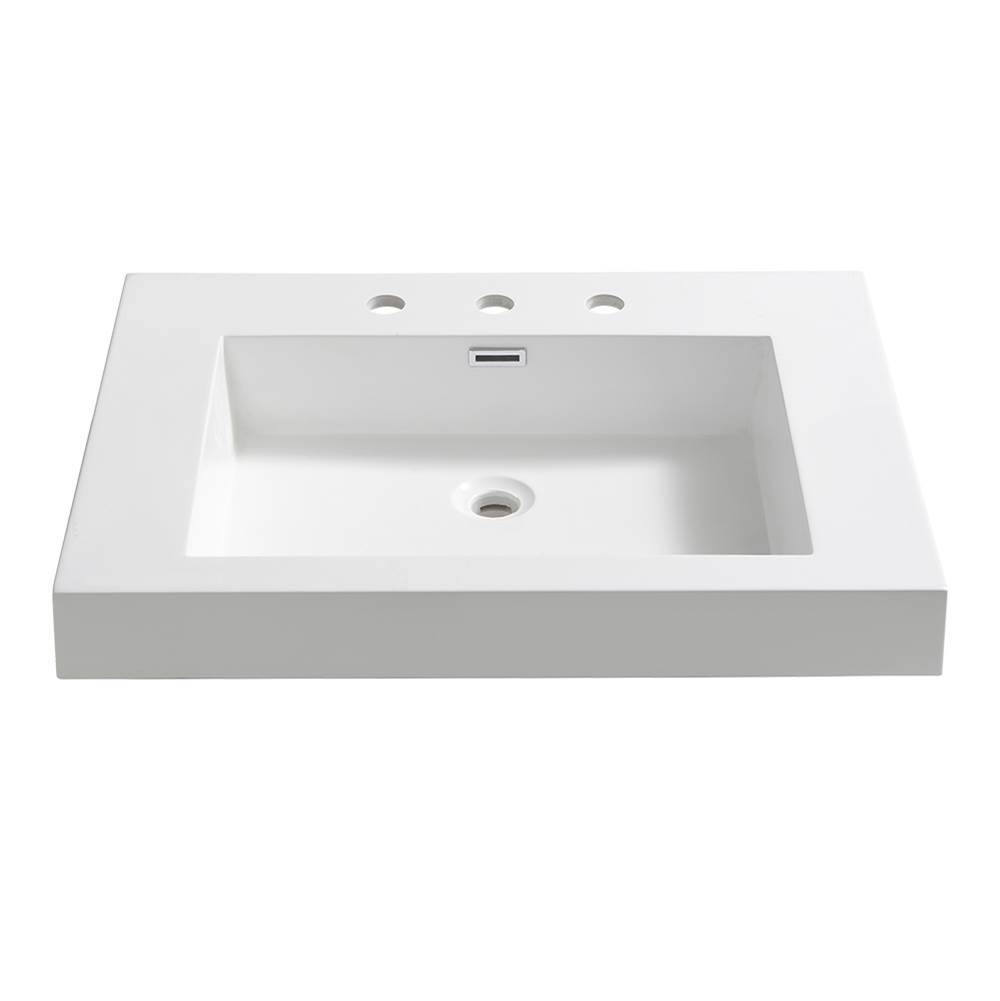 Fresca Bath Fresca Potenza 28'' White Integrated Sink / Countertop