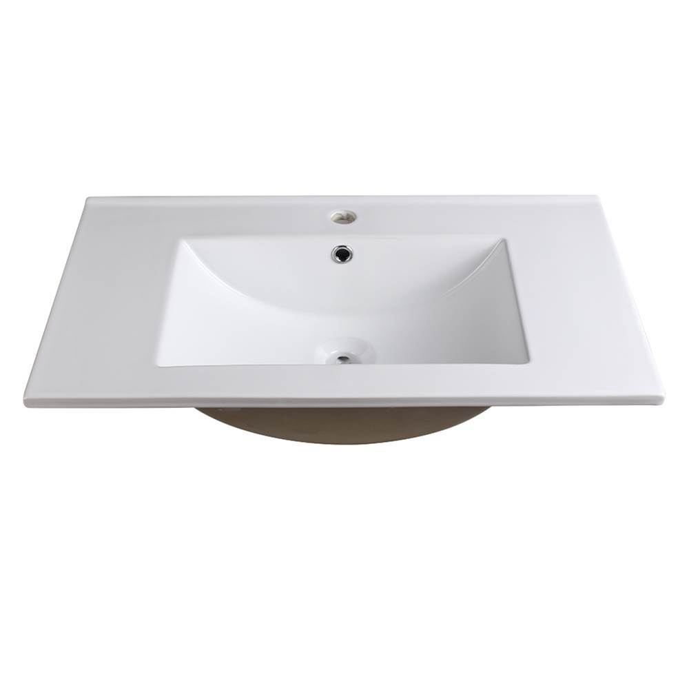 Fresca Bath Fresca Allier 30'' White Integrated Sink / Countertop