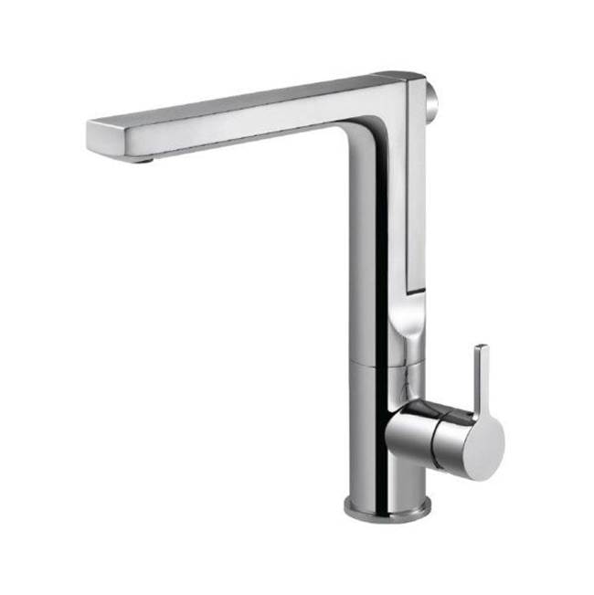 Hamat Integrated Rear Pull Up Handspray Kitchen Faucet in Brushed Nickel