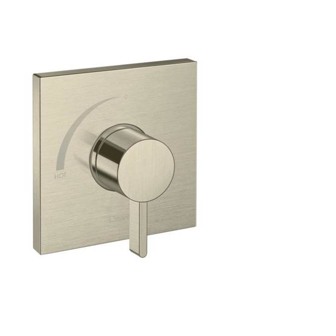 Hansgrohe Ecostat Square Pressure Balance Trim in Brushed Nickel