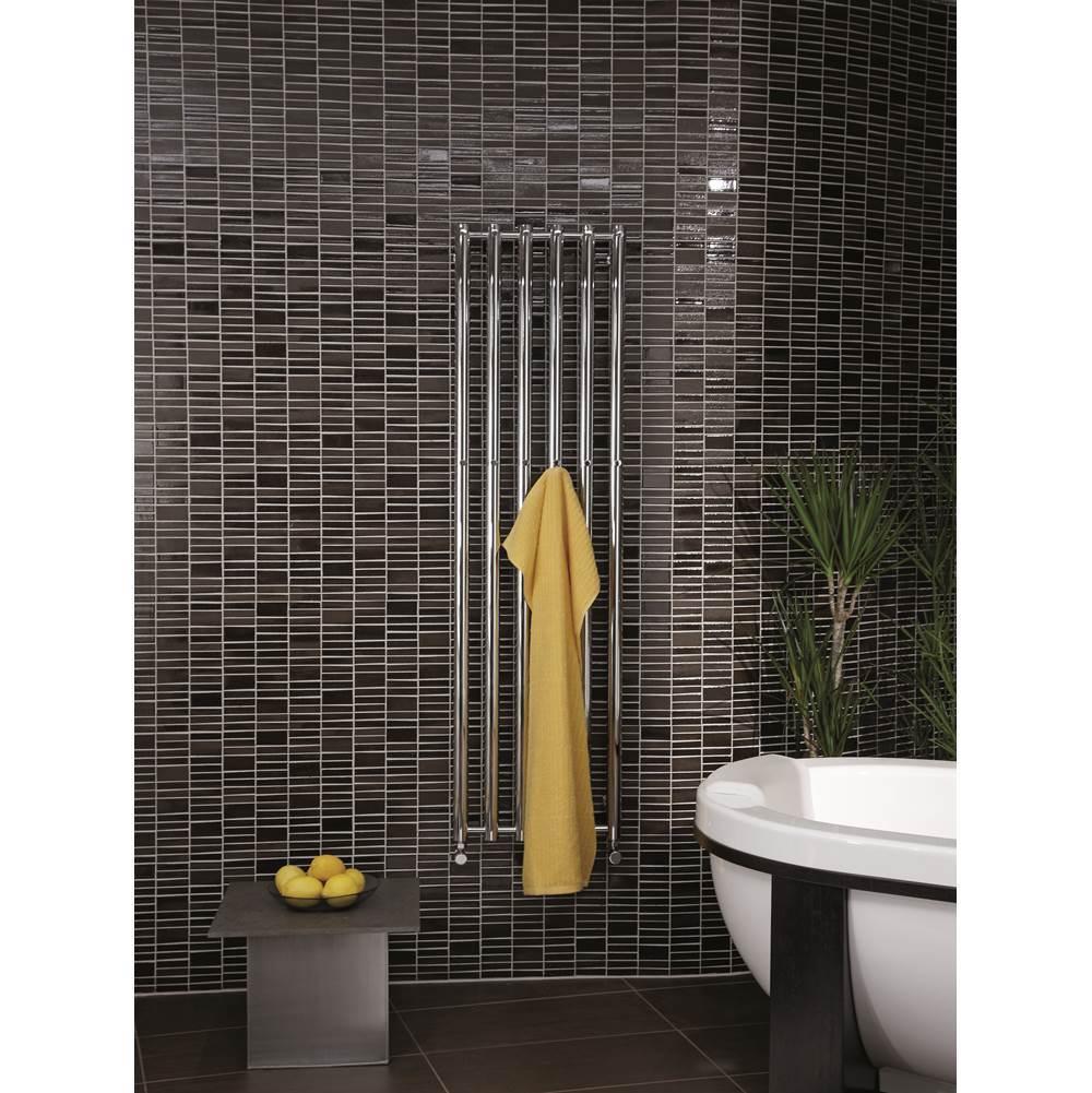 ICO Bath 16.5''x59'' Rosendal Hydronic Towel Warmer - Chrome
