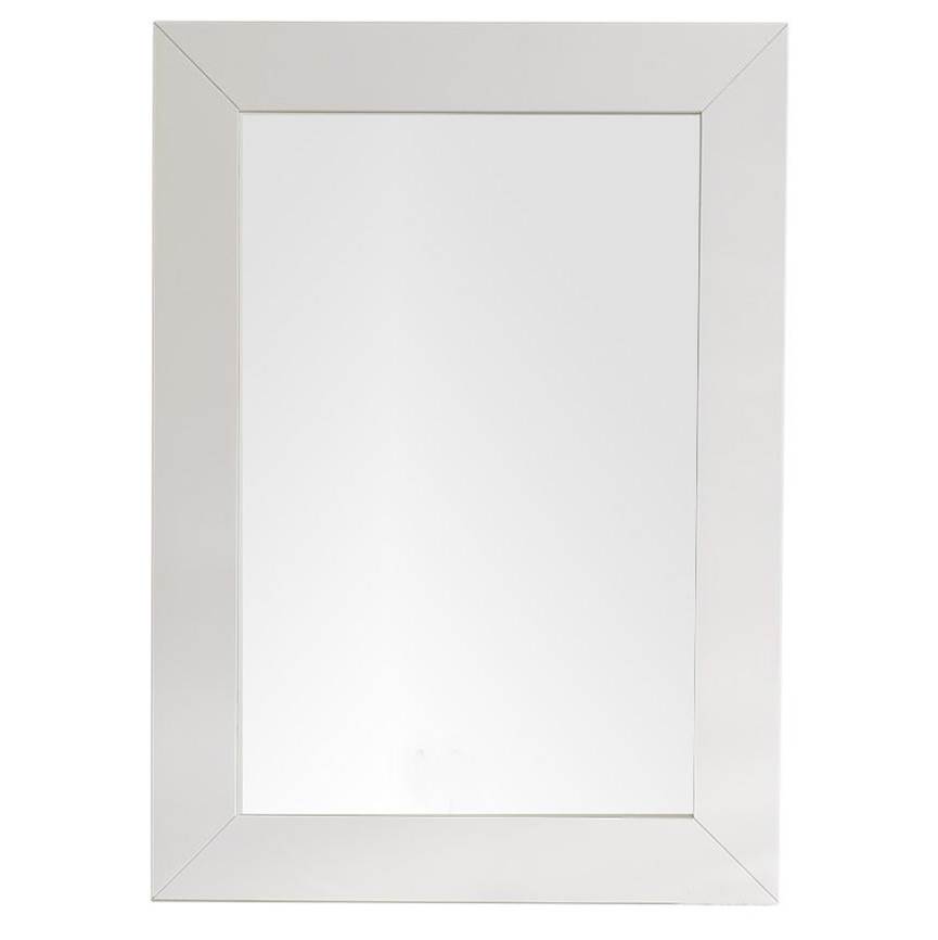 James Martin Vanities Weston 29'' Rectangular Mirror, Bright White