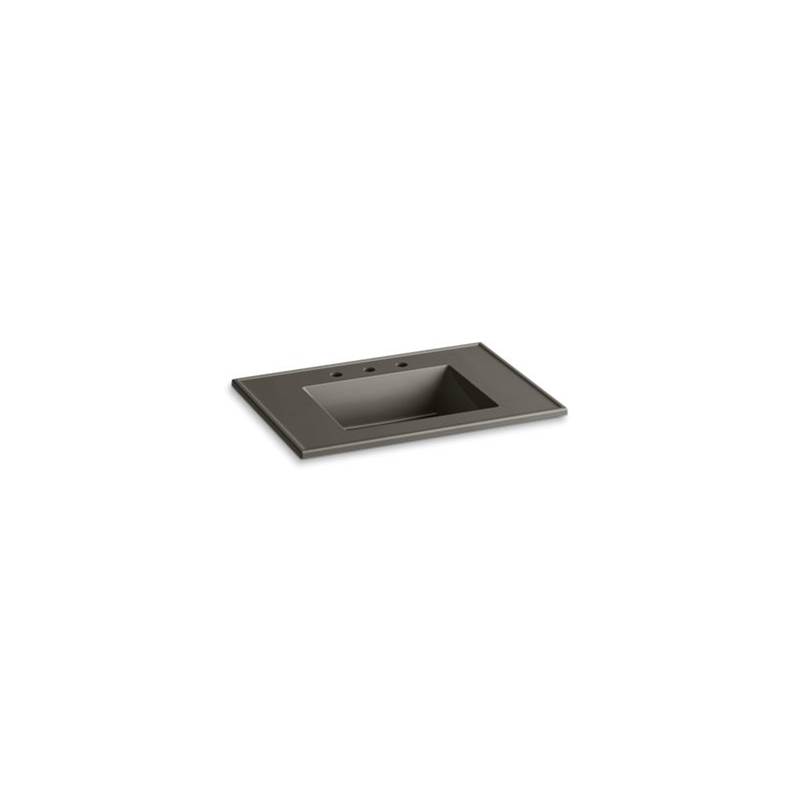 Kohler Ceramic/Impressions® 31'' rectangular vanity-top bathroom sink with 8'' widespread faucet holes