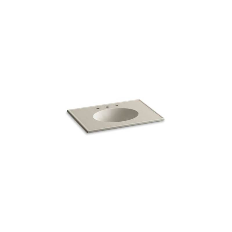 Kohler Ceramic/Impressions® 31'' oval vanity-top bathroom sink with 8'' widespread faucet holes