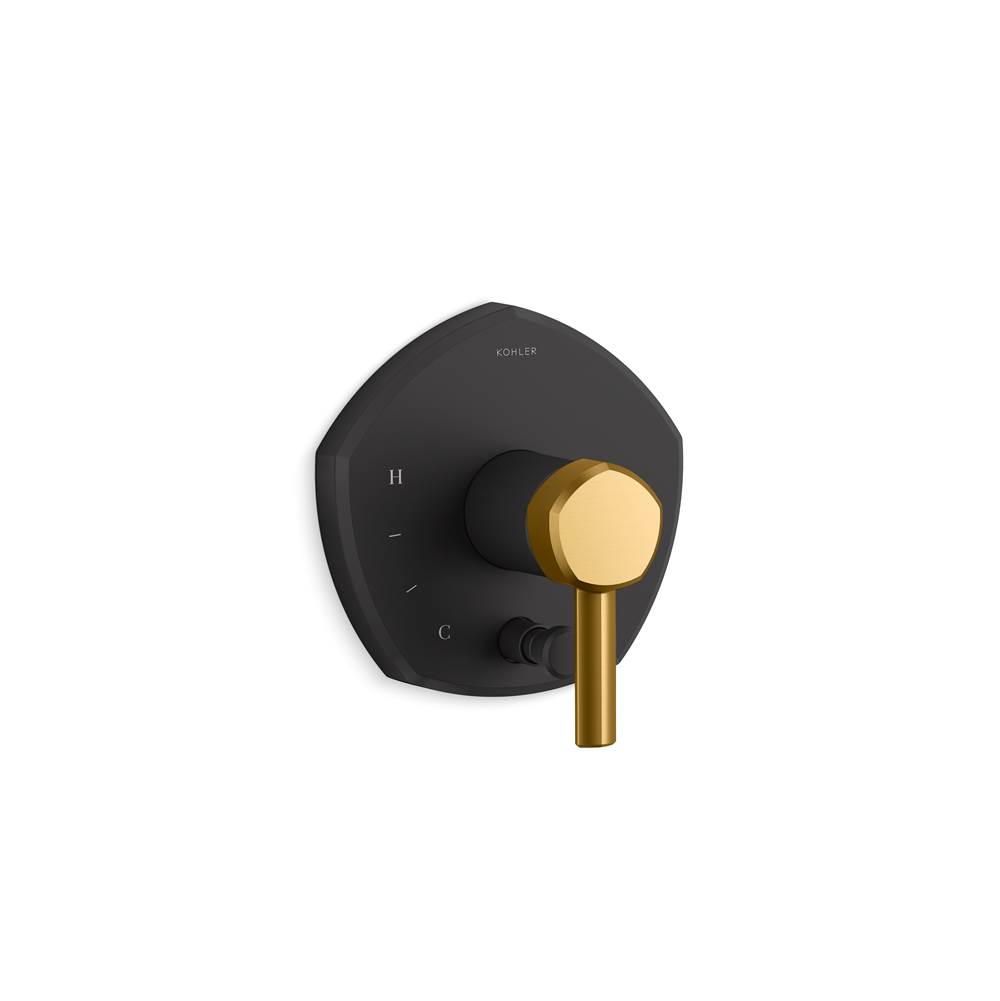 Kohler Occasion™ Rite-Temp® shower valve trim with diverter and lever handle