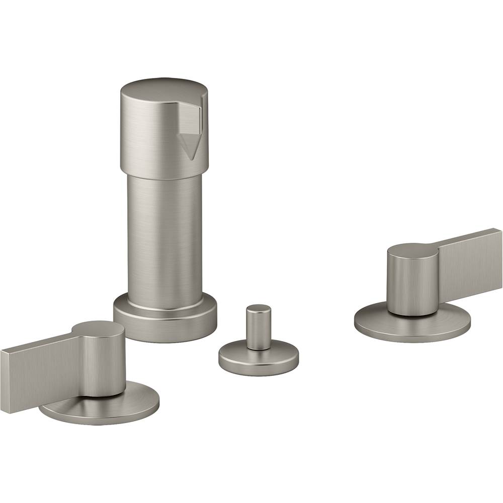 Kohler Components™ Widespread bidet faucet with Lever handles