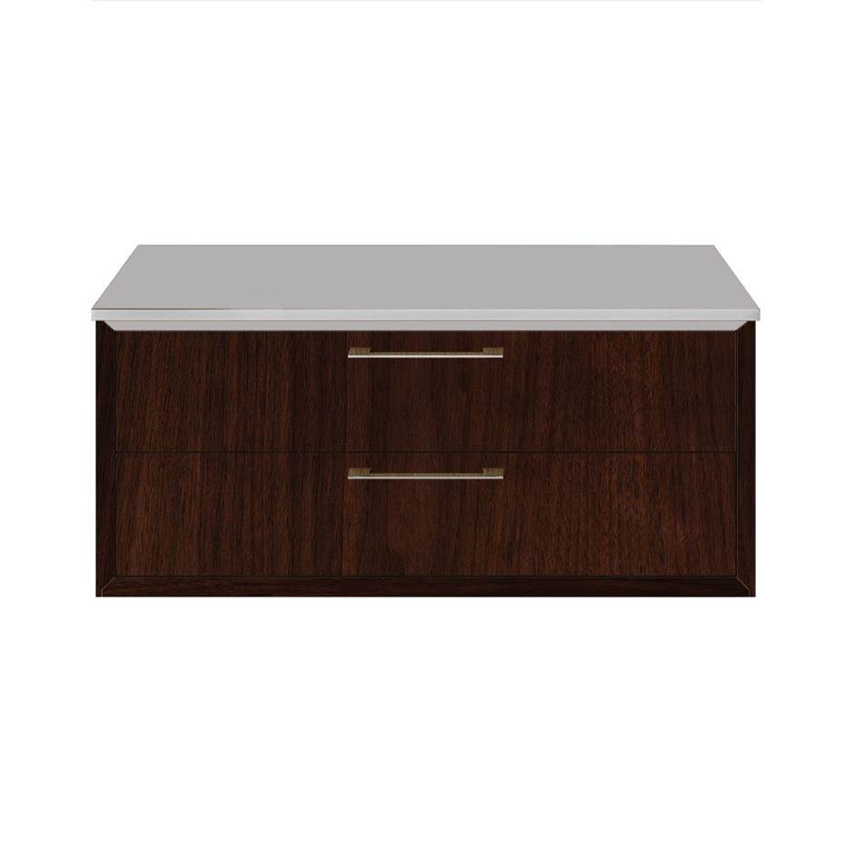 Lacava Solid Surface countertop for wall-mount under-counter cabinet GEM-ST-30, sold together with the cabinet. W: 30'', D: 22'', H: 1/2''.