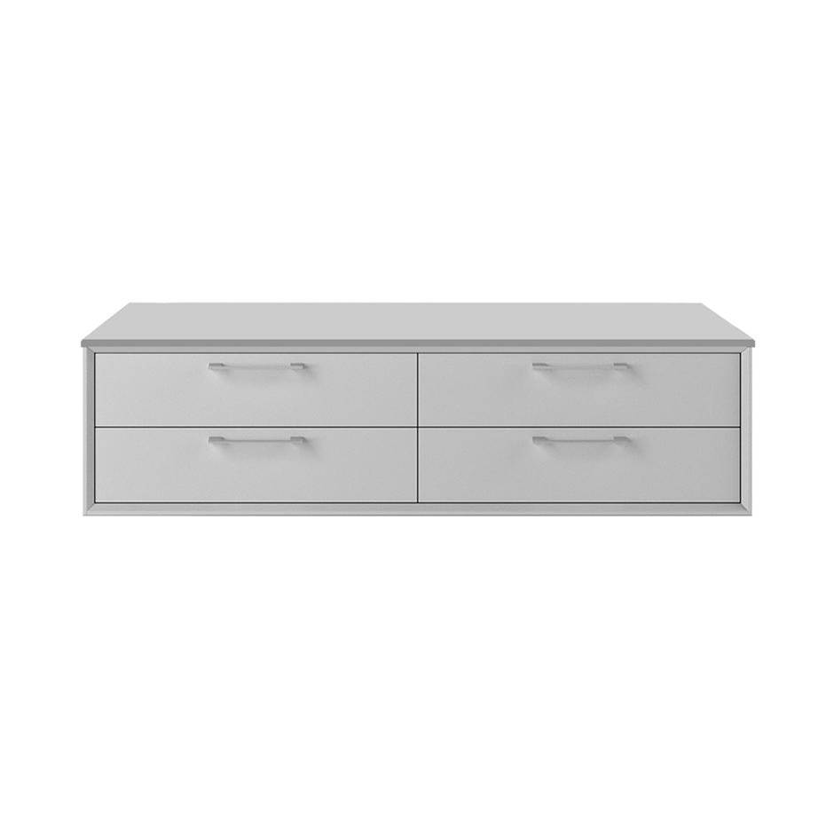 Lacava Solid Surface countertop for wall-mount under-counter cabinet GEM-ST-48, sold together with the cabinet. W: 48'', D: 22'', H: 1/2''.
