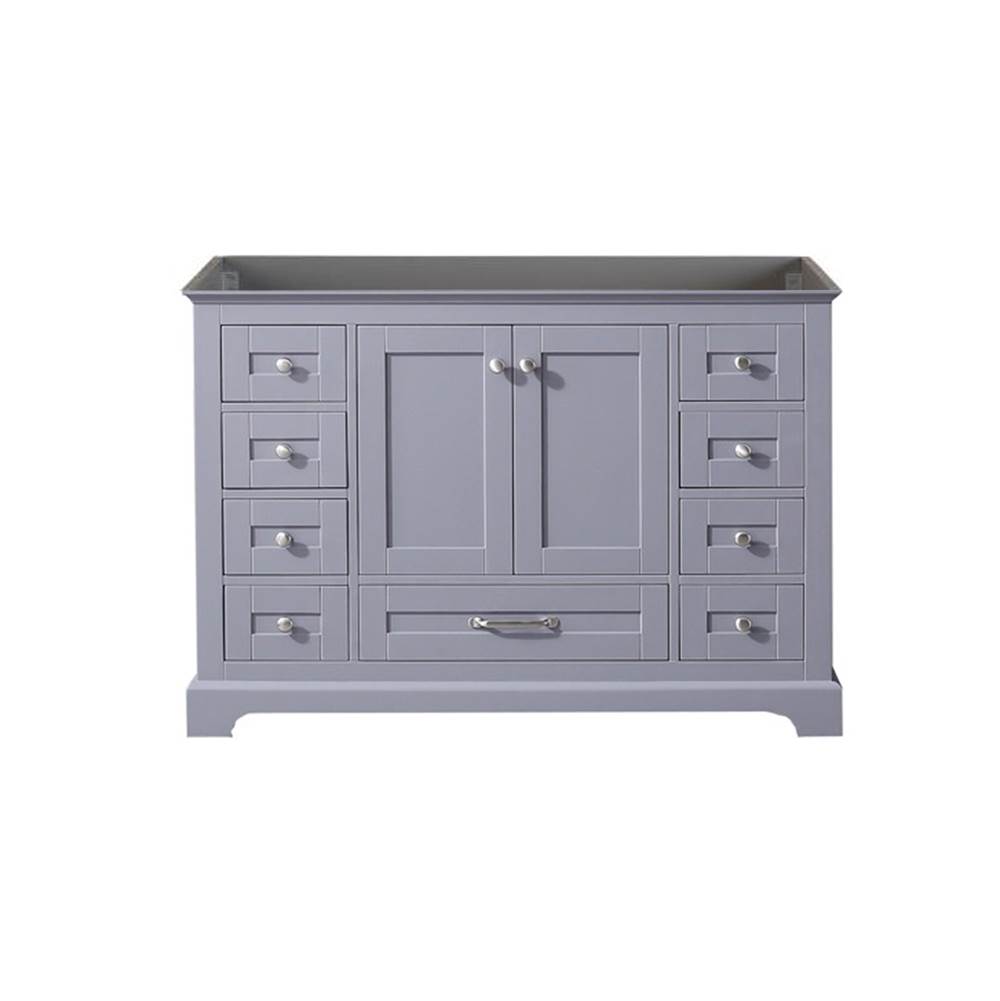Lexora Dukes 48'' Dark Grey Vanity Cabinet Only