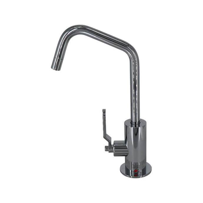 Mountain Plumbing Hot Water Faucet with Contemporary Round Body & Industrial Lever Handle (120-degree Spout)