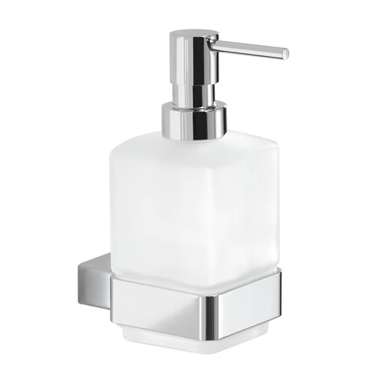 Nameeks Wall Mounted Frosted Glass Soap Dispenser