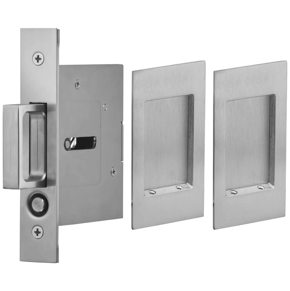 OMNIA Pocket Door Lockset US26D