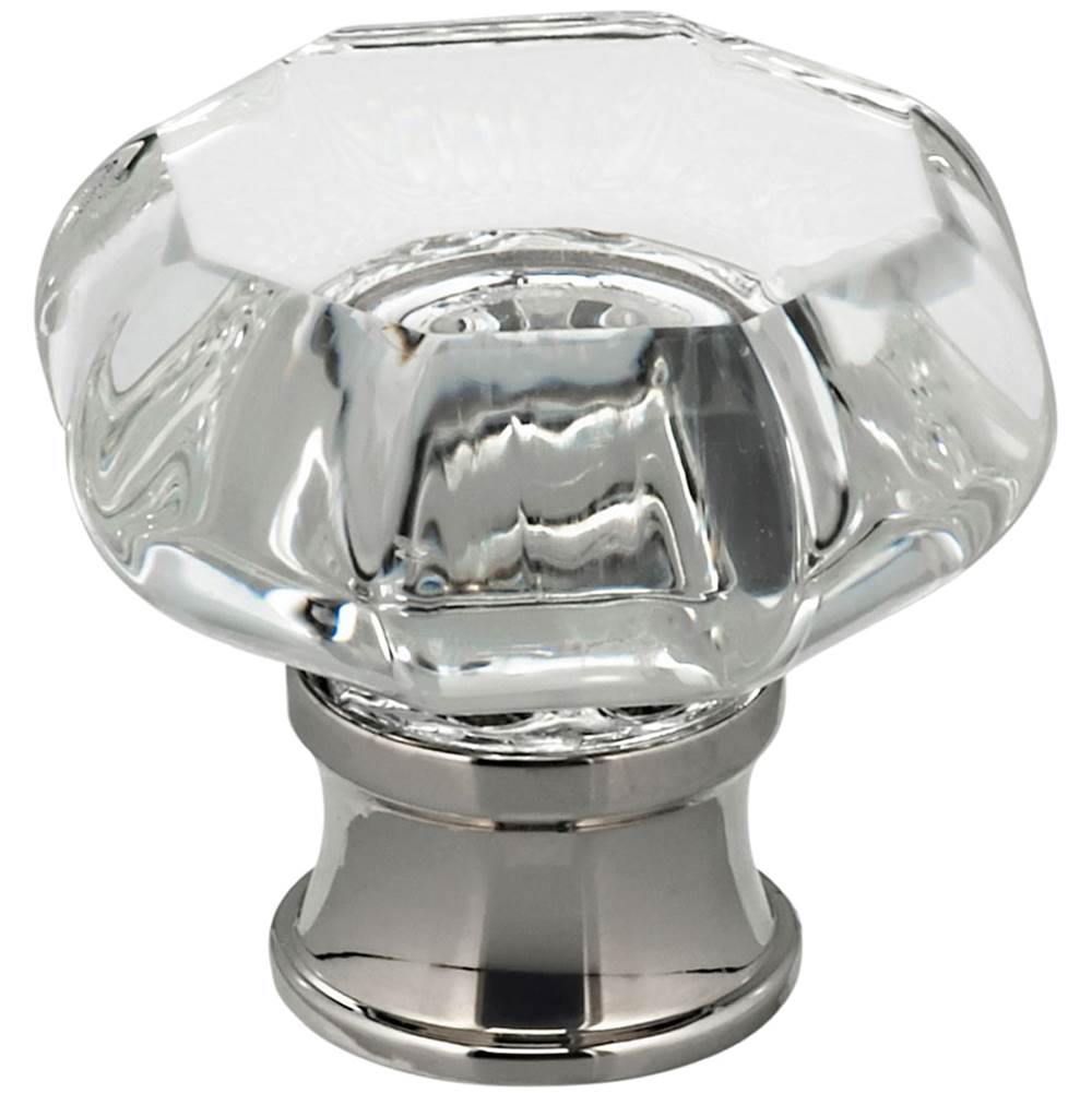 OMNIA Octagon Glass Cabinet Knob 26