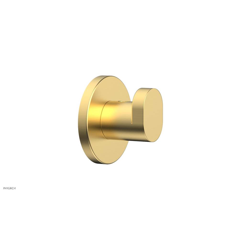 Phylrich ROND Robe Hook in Burnished Gold
