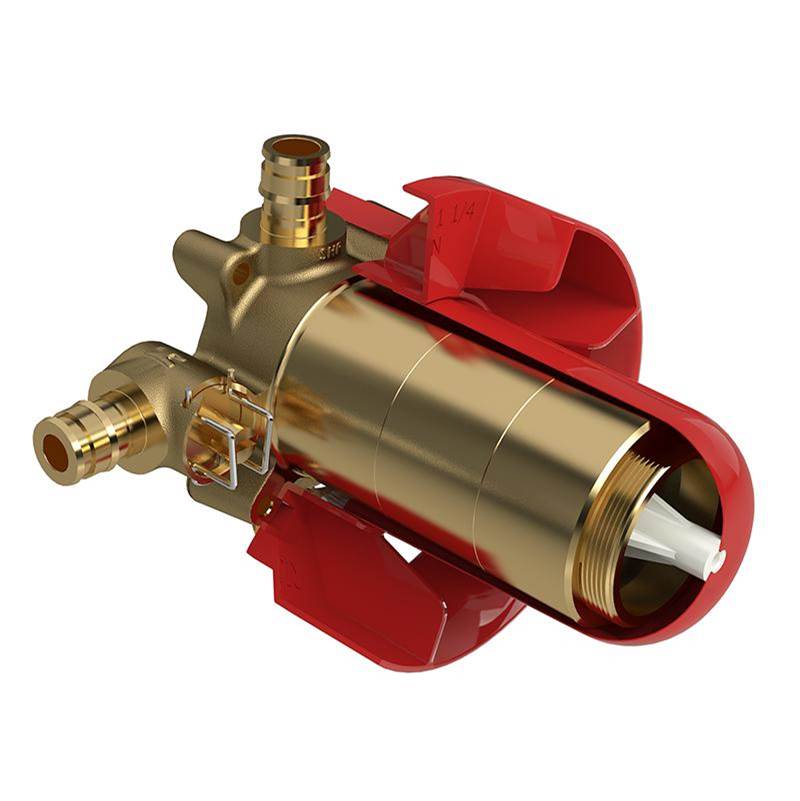 Riobel Pro 2-way Type T/P (thermostatic/pressure balance) valve rough EXPANSION PEX