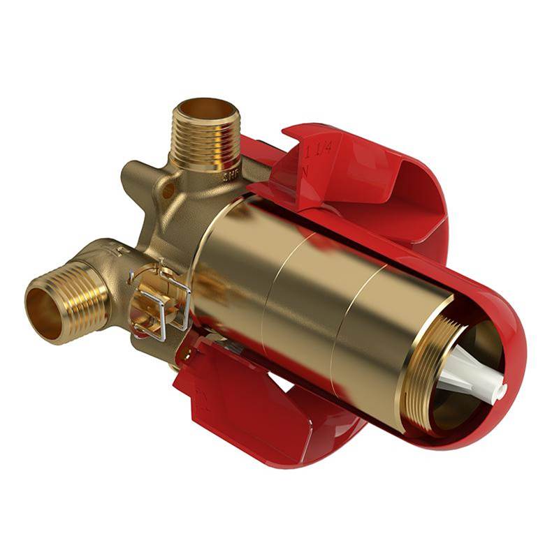 Riobel Pro 2-way Type T/P (thermostatic/pressure balance) valve rough
