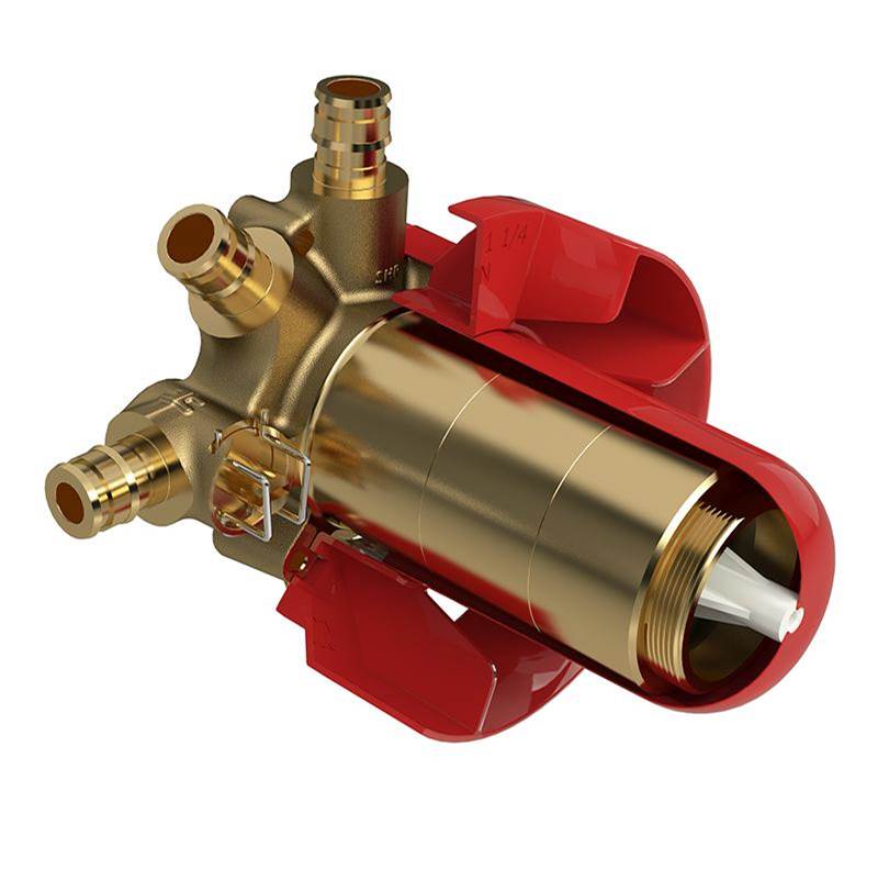 Riobel Pro 3-way Type T/P (thermostatic/pressure balance) coaxial valve rough without cartridge EXPANSION PEX
