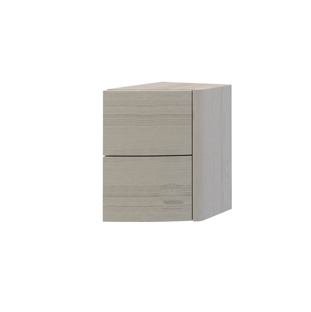 Sapphire Bath 11.4'' Soho CollectionStorage Cabinet Bleached Oak W/ (2 Doors)