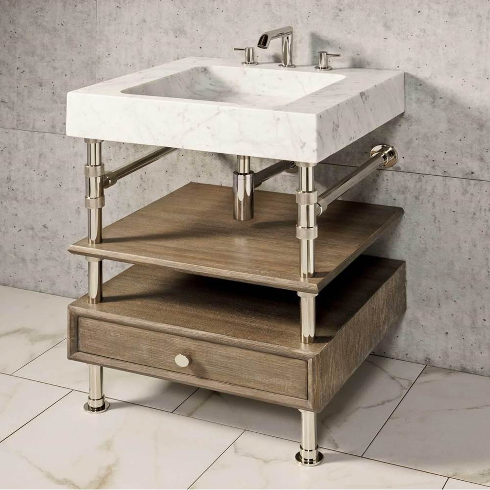 Stone Forest Terra Vanity, 24'', Specify Faucet Drilling If Required