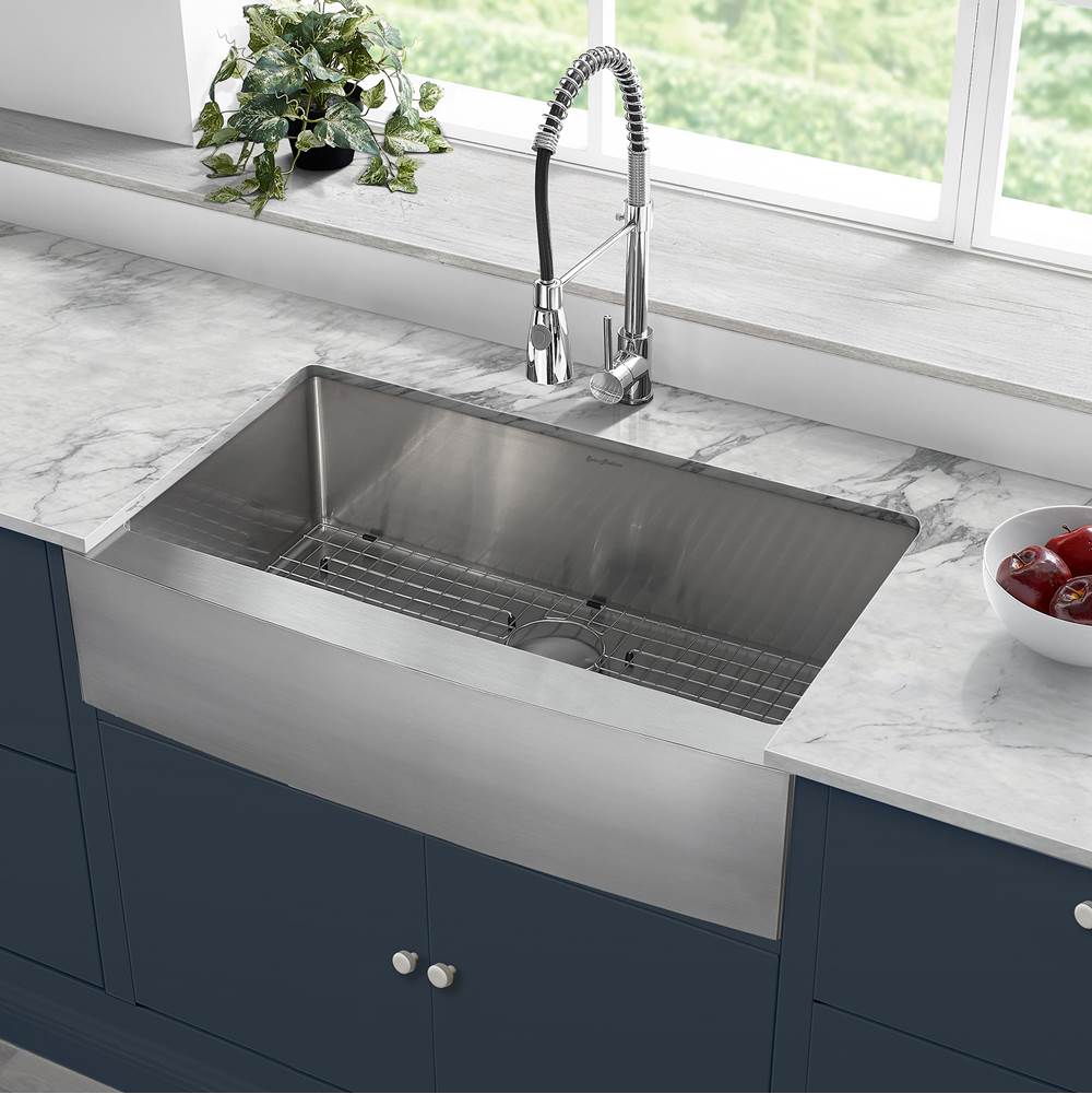 Swiss Madison Rivage 36 x 21 Single Basin Farmhouse Kitchen Sink