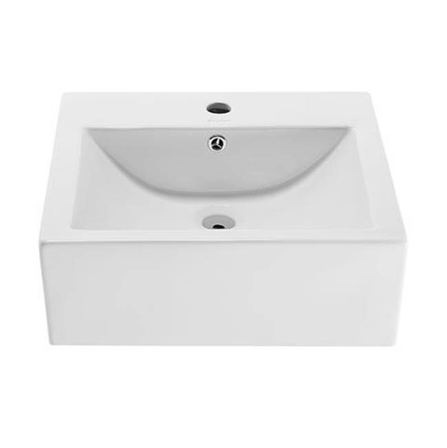 Swiss Madison Swiss Madison SM-VS276 Voltaire 18'' Square Ceramic Wall Hung Sink
