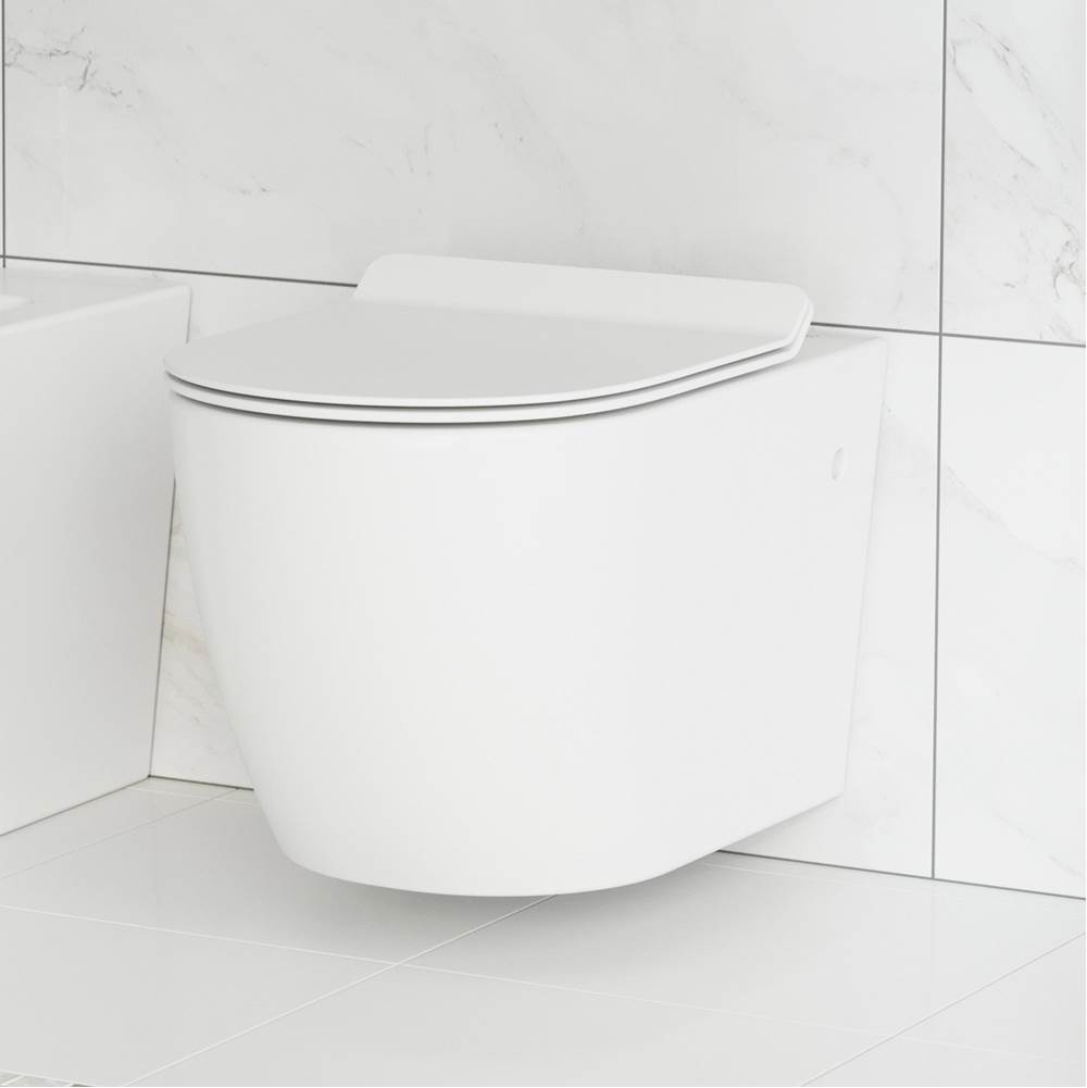 Swiss Madison St. Tropez Wall Hung Toilet Bowl, White