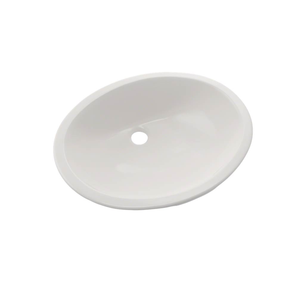 TOTO Toto® Rendezvous® Oval Undermount Bathroom Sink With Cefiontect, Colonial White