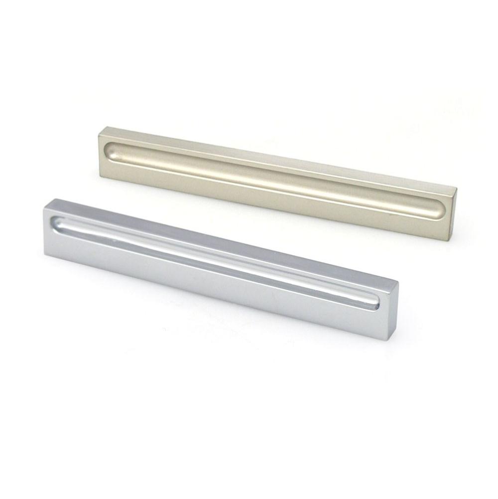 Topex Pull Profile Centers 128mm..Stainless Steel Look