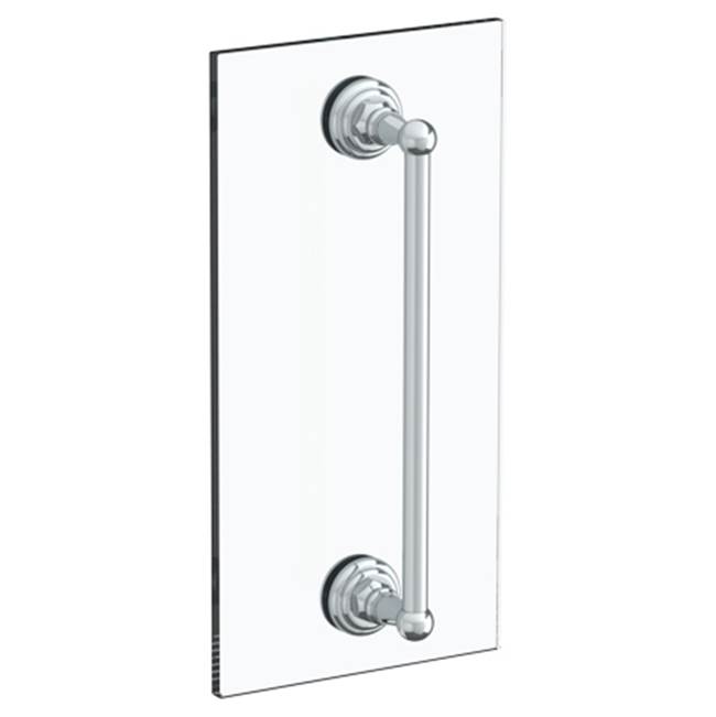 Watermark Rochester 12” shower door pull/ glass mount towel bar