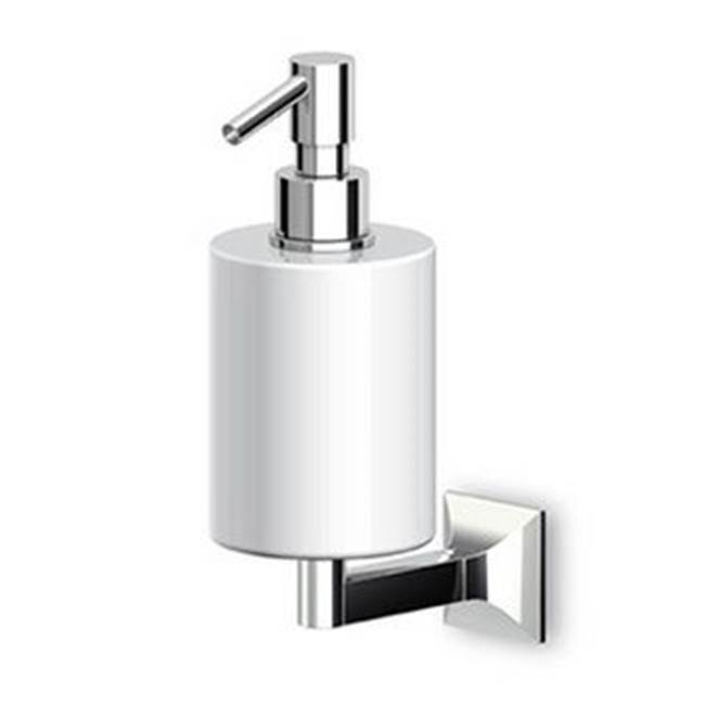 Zucchetti USA Wall mounted soap dispenser.
