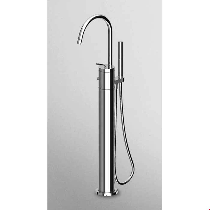 Zucchetti USA Free standing single lever bath shower mixer.